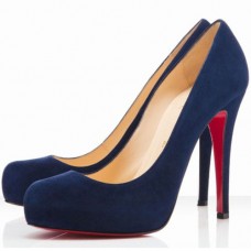 Christian Louboutin Rolando 120 mm-es pumpák sötétkék
