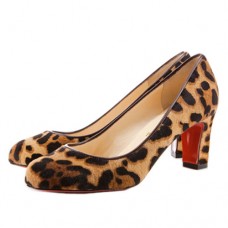 Christian Louboutin Mistica 60 mm-es pumpák leopárd mintával