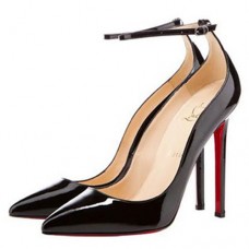 Christian Louboutin Halte 120 mm-es pumpák fekete