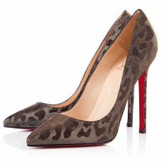 Christian Louboutin Pigalle 120 mm-es pumpák leopárd mintával Christian Louboutin Pigalle 120 mm-es pumpák leopárd mintával