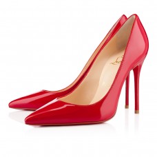 Christian Louboutin Decollete 554 100 mm-es pumpás cipő Piros