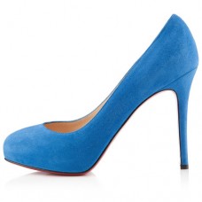 Christian Louboutin New Declic 120mm Pumps Kék