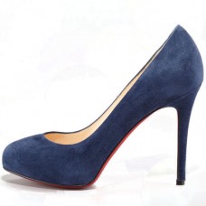 Christian Louboutin New Declic 120mm Pumps Sötétkék