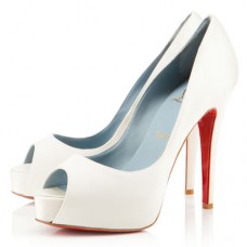 Christian Louboutin Hyper Prive 120mm Különleges Alkalmakra Tűfehér