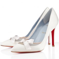 Christian Louboutin Love Me 100mm Különleges Alkalmakra Törtfehér