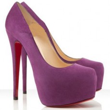 Christian Louboutin Daffodile 160mm Platforms Szandál Szilva Christian Louboutin Daffodile 160mm Platforms Szandál Szilva