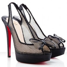 Christian Louboutin Exclu 140mm Slingbacks Fekete