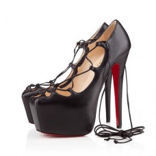 Christian Louboutin Ghildarc 160 mm-es platformos cipő fekete Christian Louboutin Ghildarc 160 mm-es platformos cipő fekete