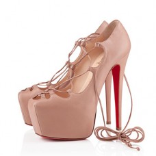 Christian Louboutin Ghildarc 160 mm-es platformos csizma, nude Christian Louboutin Ghildarc 160 mm-es platformos csizma, nude