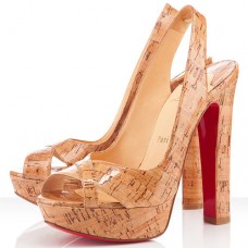 Christian Louboutin Marple Town 140mm Slingbacks Szandálok Natural Christian Louboutin Marple Town 140mm Slingbacks Szandálok Natural