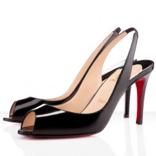 Christian Louboutin You You 80mm szandál, fekete