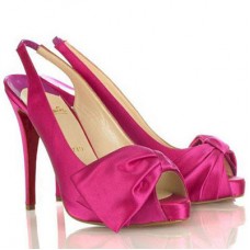 Christian Louboutin Very Noeud 120mm Slingbacks Szandál Rózsaszín Matador Christian Louboutin Very Noeud 120mm Slingbacks Szandál Rózsaszín Matador