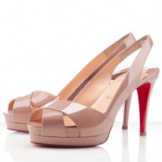 Christian Louboutin Soso 120mm Slingbacks Szandál Nude Christian Louboutin Soso 120mm Slingbacks Szandál Nude