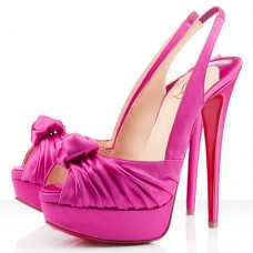 Christian Louboutin Jenny 140mm különleges alkalmakra való rózsaszín Matador