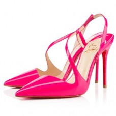 Christian Louboutin June 100mm Slingbacks Szandál Rózsaszín Matador Christian Louboutin June 100mm Slingbacks Szandál Rózsaszín Matador