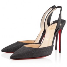 Christian Louboutin Ever 100mm Slingbacks Fekete