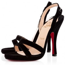 Christian Louboutin Fine Romance 120mm szandál, fekete