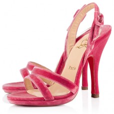 Christian Louboutin Fine Romance 120mm szandál, rózsaszín, Párizs