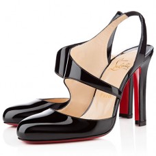 Christian Louboutin Atomic 100mm szandál, fekete