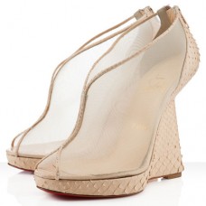 Christian Louboutin Janet 120mm ékszíj fehér