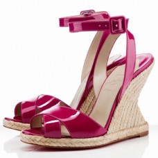 Christian Louboutin You Love 120 mm-es ékszíjak Rose Matador