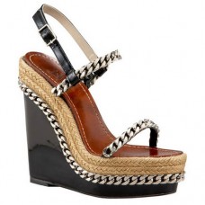 Christian Louboutin Macarena 120mm ékszandál barna