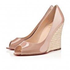 Christian Louboutin puglia 100mm ékek nude
