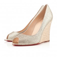 Christian Louboutin puglia 100mm ékek arany