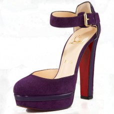 Christian Louboutin bokapántos 140 mm-es szandál piros