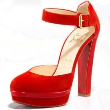 Christian Louboutin Ankle-Wrap 140mm szandál lila