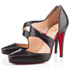 Christian Louboutin Citoyenne 100 mm-es szandál fekete
