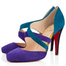 Christian Louboutin Citoyenne 100 mm-es lila szandál