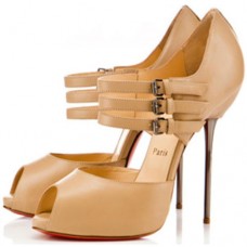 Christian Louboutin Fibbia 120mm szandál, fekete