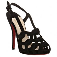 Christian Louboutin Larissandale 120mm szandál, fekete