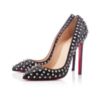 Christian Louboutin Pigalle 120 mm-es szandál, fekete Christian Louboutin Pigalle 120 mm-es szandál, fekete