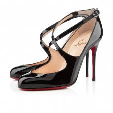 Christian Louboutin Viva Dita 100 mm-es Mary Jane Pumps Fekete Christian Louboutin Viva Dita 100 mm-es Mary Jane Pumps Fekete