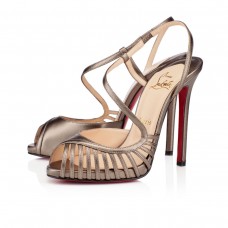 Christian Louboutin Scoubridou 120mm szandál bronz Christian Louboutin Scoubridou 120mm szandál bronz