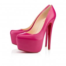 Christian Louboutin Daffodile 160 mm-es platformos, grenadin színű cipő
