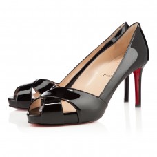 Christian Louboutin Shelleymat 80 mm-es pumpák fekete