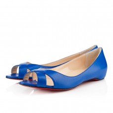 Christian Louboutin Croisette lapos szandál kék
