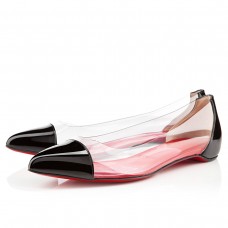 Christian Louboutin Corbeau lapos szandál fekete