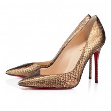 Christian Louboutin Completa 100 mm-es pumpák arany