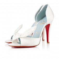 Christian Louboutin Livre 100mm Különleges alkalomra Törtfehér