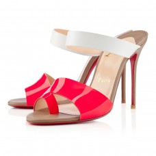 Christian Louboutin Petticoat 100mm szandál, rózsaszín, Párizs Christian Louboutin Petticoat 100mm szandál, rózsaszín, Párizs