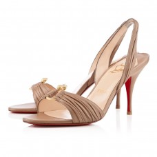 Christian Louboutin Vanestic 80mm szandál Taupe