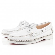 Christian Louboutin Steckel mokaszinok Fehér