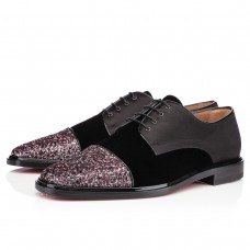 Christian Louboutin Bruno Orlato Csillámos Loafers Rózsaszín Antik