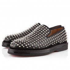 Christian Louboutin Fred Au 14 Loafers Fekete/Ezüst Christian Louboutin Fred Au 14 Loafers Fekete/Ezüst