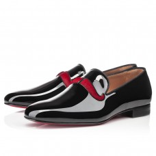 Christian Louboutin Watson mokaszinok fekete/piros