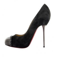 Christian Louboutin Metalipp 120 mm-es pumpák fekete